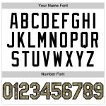 Custom Team Name Number Black White Camo Performance T-Shirt - Personalized Athletic Shirt Personalized White Camo-Black