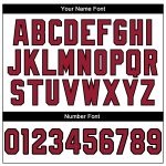 Customizable White Cardinal Authentic Football Jersey with Team Name and Number - Mens Throwback Mesh Personalized White