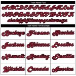 Customizable White Cardinal Authentic Football Jersey with Team Name and Number - Mens Throwback Mesh Personalized White