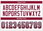 Personalized Black Mesh Drift Fashion Football Jersey Custom Name and Number, White Cardinal Team Gear Personalized White