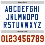 Custom Personalized Cardinal-Gold Football Jersey with Name and Number - Mesh Authentic Team Apparel Personalized White Cardinal-Gold