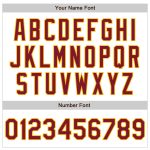 Custom Name Number Baseball Jersey - Personalized White Crimson Gold Authentic Raglan Sleeves Personalized White Crimson-Gold