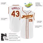 Custom Name Number Sleeveless Baseball Jersey - Personalized White Crimson-Gold Authentic Design Personalized White Crimson-Gold