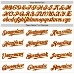 Custom Name Number Sleeveless Baseball Jersey - Personalized White Crimson-Gold Authentic Design Personalized White Crimson-Gold