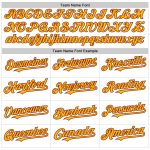 Personalized Authentic Baseball Jersey with Custom Name and Number - White Crimson Gold Line Personalized White Crimson-Gold