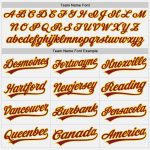 Custom Name and Number Unisex Softball Jersey - Personalized White Crimson Gold Two-Button Design Personalized White Crimson-Gold