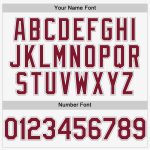 Custom Name and Number Personalized Baseball Jersey - White Crimson-Gray Authentic Sleeveless Design Personalized White Crimson-Gray