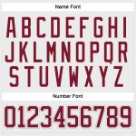 Custom Crimson-Gray Hockey Jersey with Personalized Name and Number - White Lace Neck Team Gear Personalized White Crimson-Gray