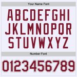 Custom Name & Number Personalized Throwback Baseball Jersey - White Crimson-Gray Mesh Authentic Team Jersey Personalized
