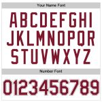 Custom Team Name Number Performance Golf Polo Shirt in White Crimson-Gray Personalized White Crimson-Gray Performance Vapor