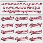 Custom Name Number Unisex Softball Jersey Personalized White Crimson-Gray Two-Button Style Personalized White Crimson-Gray
