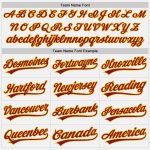 Personalized Crimson Gold Pinstripe Baseball Jersey with Custom Name & Number - Authentic Team Apparel Personalized White