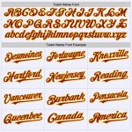 Custom Personalized Baseball Jersey - White Crimson Yellow Mesh Throwback with Name and Number Personalized White Crimson-Yellow