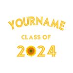 Custom White Gold 3D Graduation Shirt for Performance Wear - Personalized T-Shirt Personalized White Gold 3D Graduation Performance
