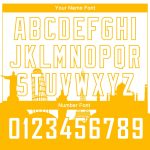 Personalized White Gold Basketball Jersey with Custom Name & Number, Authentic City Edition Travel Monuments Silhouette Personalized