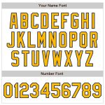 Custom Name and Number Baseball Jersey - Personalized Authentic Raglan Sleeves in White Gold and Navy Personalized White