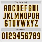 Custom Name and Number Personalized Authentic Baseball Jersey, Brown-Gold White Gold Pinstripe Baseball Shirt Personalized