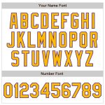 Custom Purple White Gold Baseball Jersey with Personalized Name and Number - Authentic Team Design Personalized White Gold-Purple