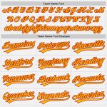 Custom Name and Number Personalized White Gold-Red Baseball Jersey Authentic Team Apparel Personalized White Gold-Red Authentic