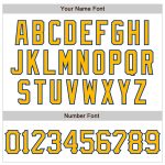 Personalized White Gold Royal 3D Pattern Abstract Baseball Jersey with Custom Name and Number Authentic Team Gear Personalized