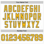 Custom Royal Mesh Football Jersey - Personalized White Gold with Team Name and Number Personalized White Gold-Royal Mesh