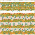 Custom White Gold Teal 3D Pattern Hawaii Palm Trees Baseball Jersey with Personalized Name and Number Personalized White