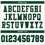 Personalized Green-Black Authentic Football Jersey - White Gotham Design Personalized White Gotham Green-Black Mesh Authentic