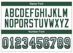 Customizable Green-Black Mesh Football Jersey with Personalized Name and Number - Drift Fashion Team Jersey Personalized
