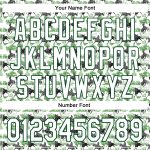Custom Name and Number Authentic Baseball Jersey - Personalized Green and White 3D Pattern Rodeo Cowboy Design Personalized