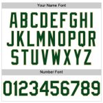 Custom Name Number Baseball Jersey - Personalized Authentic White Green Cream Team Jersey Personalized White Green-Cream