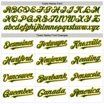 Custom Name and Number Personalized Baseball Jersey White Green Gold Raglan Sleeves Authentic Team Apparel Personalized White