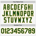 Personalized Green Gold Authentic Sleeveless Baseball Jersey for Men Personalized White Green-Gold Authentic Sleeveless Baseball