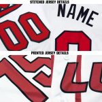 Custom Name Number Baseball Jersey - Personalized Green Gold White Team Jersey Personalized White Green-Gold Baseball Jersey