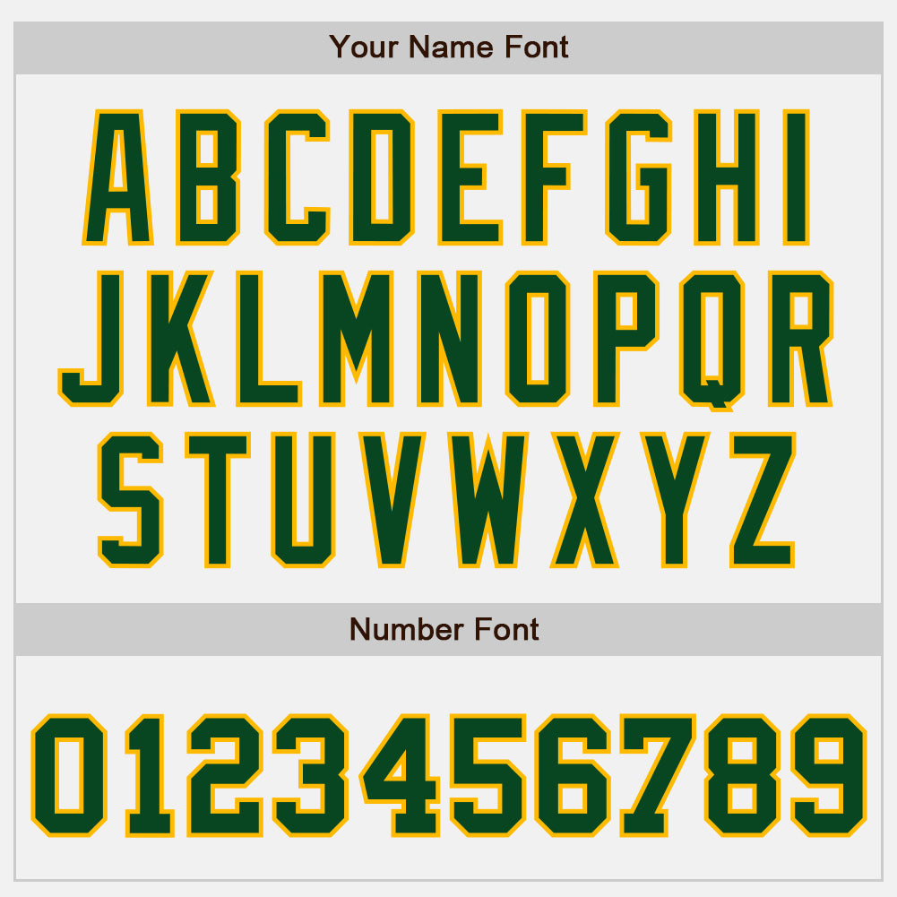 Personalized White Green-Gold Bomber Full-Snap Varsity Letterman Two Tone Jacket Team Custom Name and Number Custom Team Name Number Bomber Jacket Green Gold Two Tone Full-Snap Varsity Personalized White Personalized White Green-Gold - Image 5