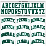 Customizable Authentic Throwback Basketball Jersey - Personalized White & Kelly Green with Custom Name and Number Personalized