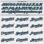 Custom Name and Number Authentic Baseball Jersey - Personalized White Green-Navy Team Jersey Personalized White Green-Navy