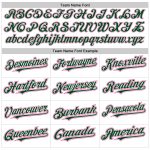 Custom Name and Number Personalized Baseball Jersey - Authentic White Green-Pink Raglan Sleeves Personalized White Green-Pink