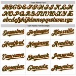 Custom Team Baseball Jersey - Personalized Sleeveless White Green Pinstripe with Gold Name and Number Personalized White
