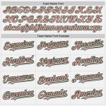 Custom Name & Number Unisex Softball Jersey - Pink Two-Button, White Green Pinstripe, Medium Size Personalized White Green