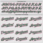 Personalized Authentic Baseball Jersey with Custom Name & Number - White Green Pinstripe Raglan Sleeves for Team Support