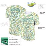 Custom Dollar Sign Money Theme T-Shirt with 3D Pattern, Personalized Team Name & Number - Kelly Green & White Personalized
