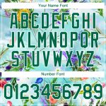 Custom Team Performance T-Shirt with Personalized Name and Number, 3D Floral Design in White and Kelly Green Personalized