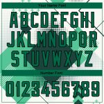 Custom Name 3D Geometric Basketball Jersey City Edition - Personalized White Kelly Green Black Design Personalized White