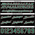 Custom Team Basketball Shorts with Name & Number - Authentic White Kelly Green-Black Throwback Fashion Design Personalized
