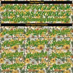 Custom Name Number 3D Pattern Flowers Baseball Jersey - Personalized White Kelly Green Gold Design Personalized White Kelly