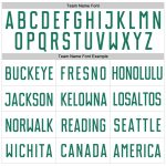 Personalized Authentic Baseball Jersey in White Kelly Green Gray Personalized White Kelly Green-Gray Authentic Baseball Jersey