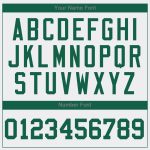 Custom Name and Number Baseball Jersey - Personalized White Kelly Green-Gray Authentic Team Jersey Personalized White Kelly