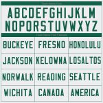 Custom Name and Number Baseball Jersey - Personalized White Kelly Green-Gray Authentic Team Jersey Personalized White Kelly