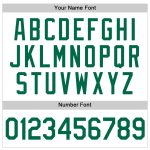 Custom Name and Number Personalized Baseball Jersey - Authentic Sleeveless White Kelly Green-Gray Personalized White Kelly