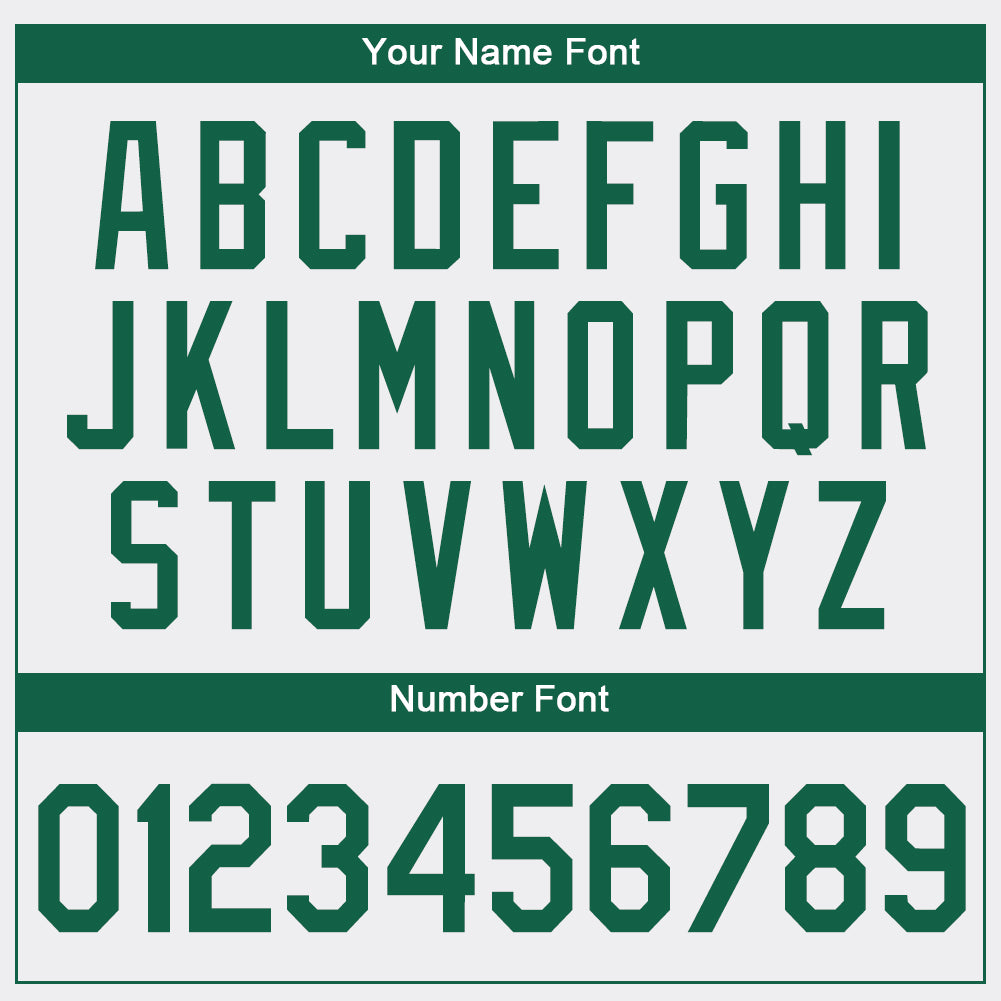 Personalized White Kelly Green-Gray Authentic St. Patrick's Day Baseball Jersey Personalized St. Patricks Day Baseball Jersey - Kelly Green Gray Authentic Design Personalized White Kelly Green-Gray Authentic - Image 4